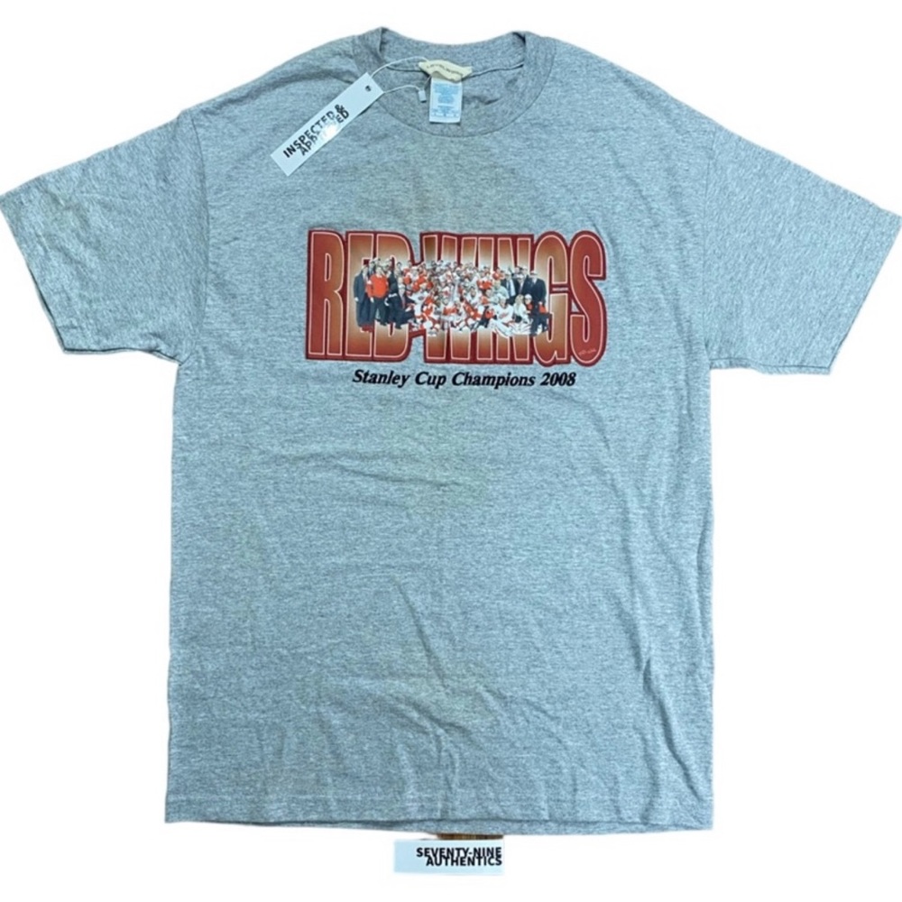 Vintage Detroit RedWings 2008 Stanley Cup Champions - Stitched